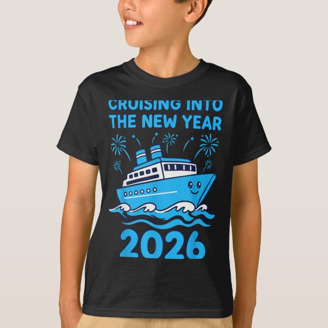 Camiseta Cruising Into The New Year 2026 Celebration  (Anverso)