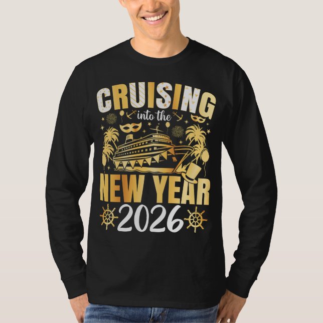 Camiseta Cruising into the New Year 2026 Men LS (Anverso)