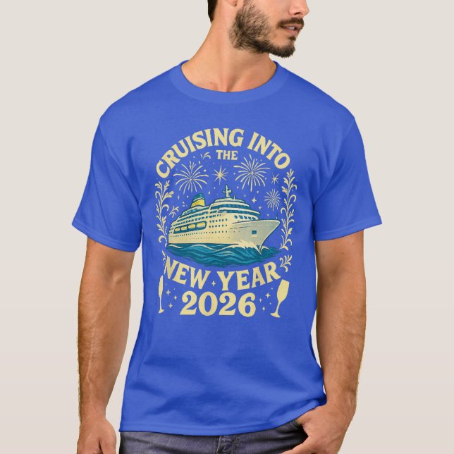 Camiseta Cruising Intohe New Year 2026 Happy New Year 2026  (Anverso)