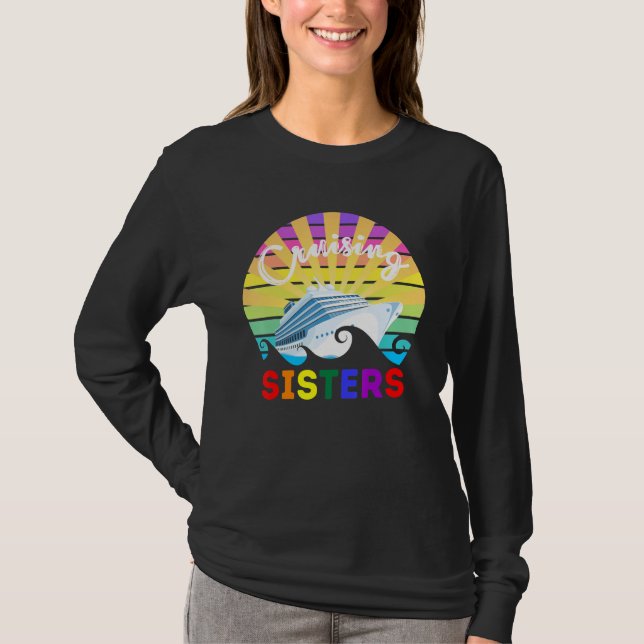 Camiseta Cruising Sisters Gay Pride LGBT LGBTQ LGBTQ+ Frien (Anverso)