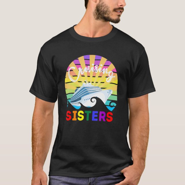 Camiseta Cruising Sisters Gay Pride LGBT LGBTQ LGBTQ+ Frien (Anverso)