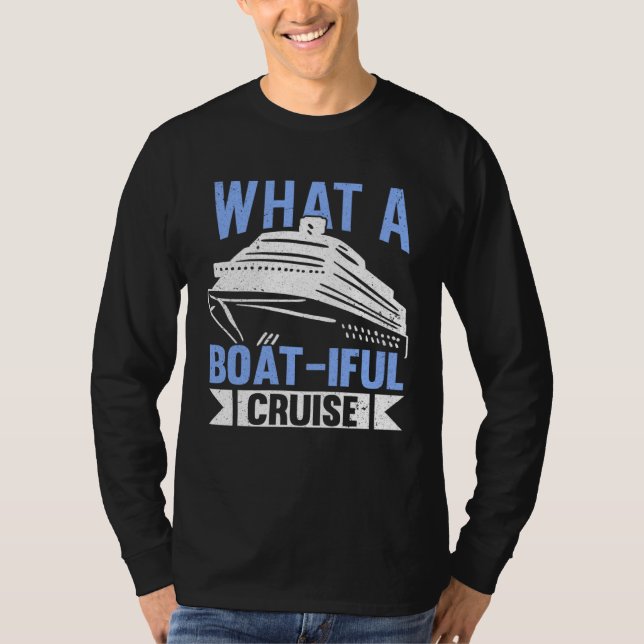Camiseta Cruising Travel Vacation Boat Cruise Ship  1 (Anverso)