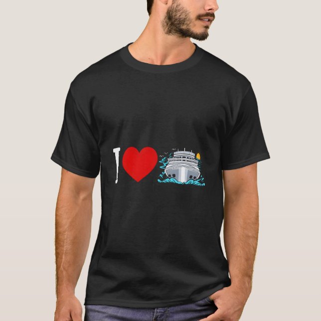 Camiseta Cruising Vacation I Love Cruise (Anverso)