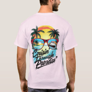 Camiseta Cruissin’ A Través Del Paraíso: Vibes Tropicales D