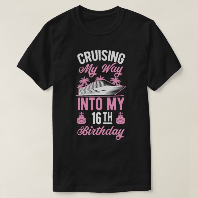 Camiseta Cruizando mi camino hacia mi suministro de fiestas (Diseño del anverso)
