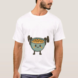 Camiseta Crunch Time- Funny Cereal Gym Workout
