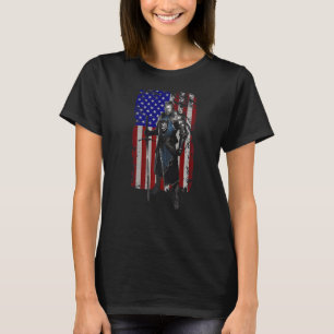 Camiseta Crusader Caballero Templario Guerrero De Dios Amér