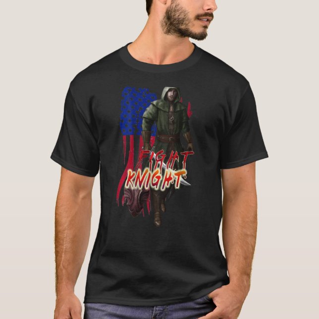 Camiseta Crusader I Fear No Evil Knight Templar Warrior Of  (Anverso)