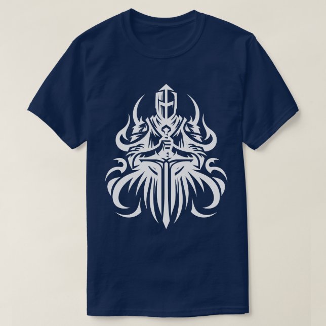 Camiseta Crusader Knight (Diseño del anverso)