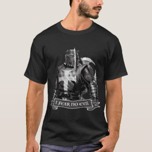 Camiseta Crusader No Temo Que Ningún Malvado Caballero Temp
