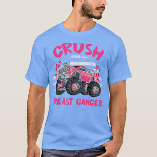 Camiseta Crush Breast Cancer Truck Pink Ribbon Breast Cance