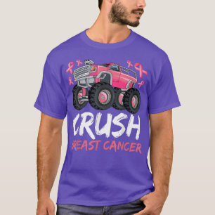 Camiseta Crush Breast Cancer Truck Pink Ribbon Breast Cance