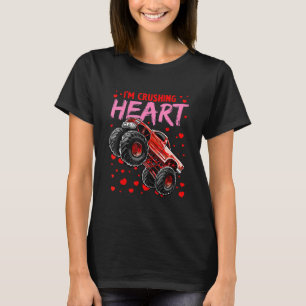 Camiseta Crush Hearts Monster Camión Gracioso Niños Valen