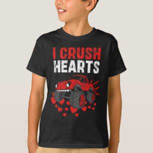 Camiseta Crush Hearts Monster Truck Boys