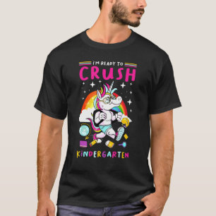 Camiseta Crush Kindergarten Dabbing Para Un Colegio Común