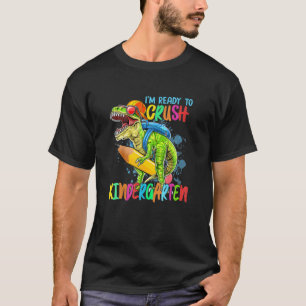 Camiseta Crush Kindergarten Dinousar De Vuelta A La Escuela