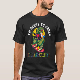 Camiseta Crush Kindergarten Dinousar De Vuelta A La Escuela