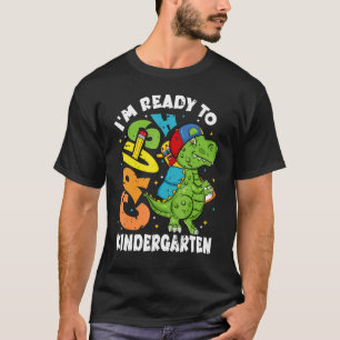 Camiseta Crush Kindergarten Rex Dinosaur De Vuelta Al Escol