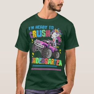Camiseta Crush Kindergarten Unicorn Monster Truck Back To S