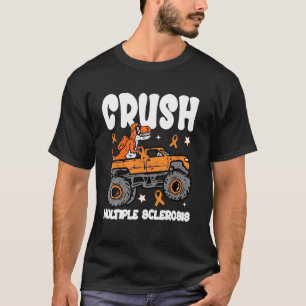 Camiseta Crush Multiple Sclerosis Dinosaur Truck Conciencia