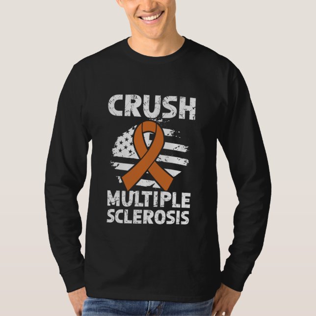 Camiseta Crush Multiple Sclerosis Orange Multiple Sclerosis (Anverso)