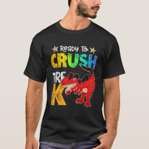 Camiseta Crush Pre K Dinosaur Rex Pop It Fidget De Vuelta A