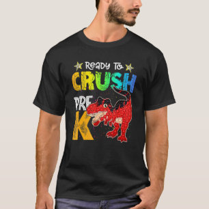 Camiseta Crush Pre K Dinosaur Rex Pop It Fidget De Vuelta A