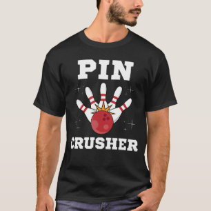 Camiseta Crusher de mentón para Bowlers y equipos de bolich
