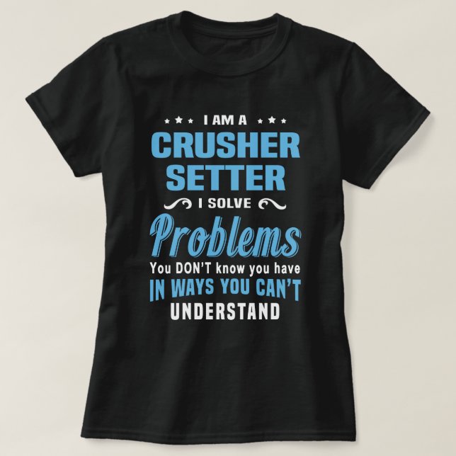Camiseta Crusher Setter (Diseño del anverso)
