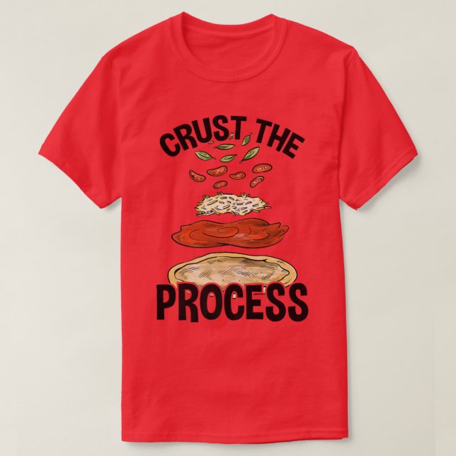 Camiseta Crust El Proceso, Pizza Maker Pizzaiolo  (Diseño del anverso)