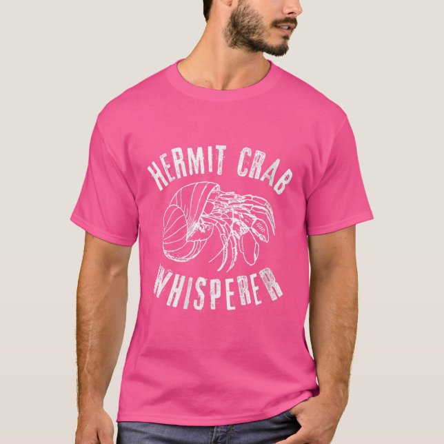 Camiseta Crustácea de crustáceos de crustáceos con ermitaño (Anverso)