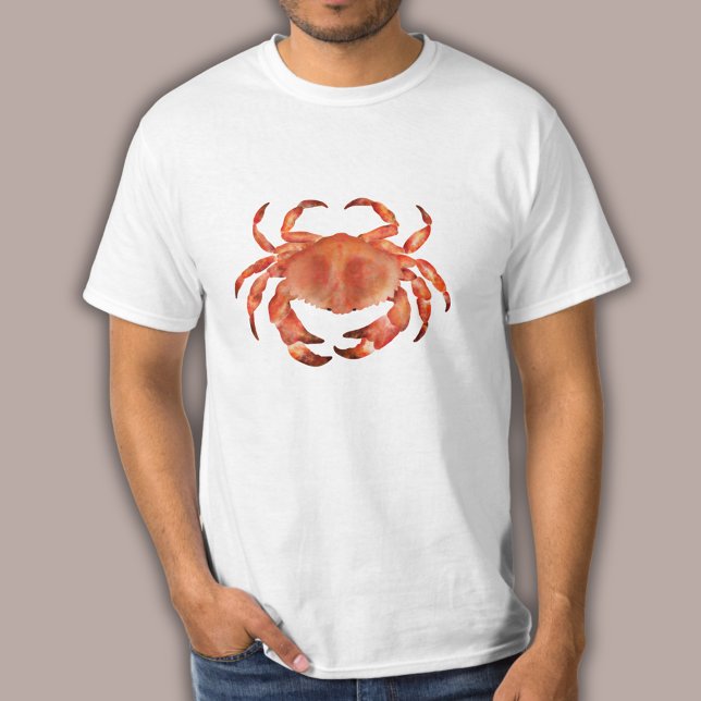 Camiseta Crustáceo Coastal (Brown crab coastal crustacean t-shirt)