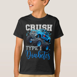 Camiseta Cruype 1 Diabetes Awareness Warrior Monster Truck
