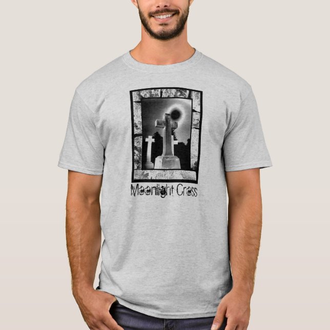 Camiseta Cruz a la luz de la luna (Anverso)