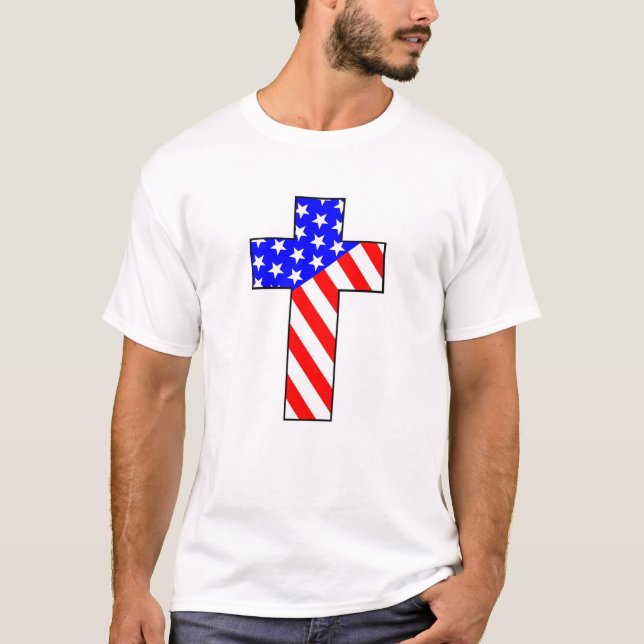 Camiseta Cruz americana (Anverso)
