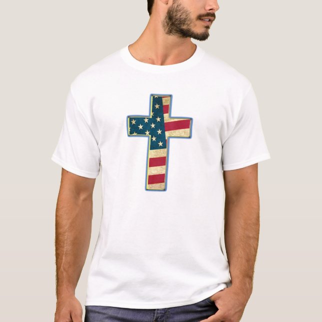 Camiseta Cruz americana #2 (Anverso)