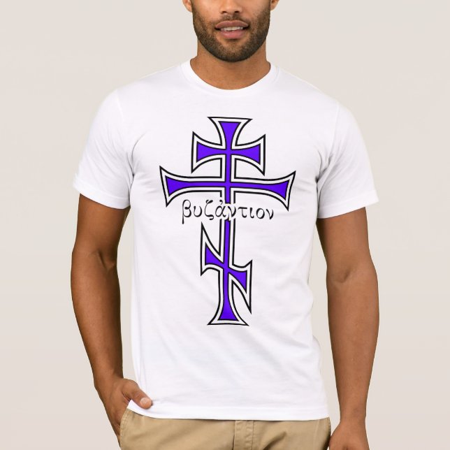 Camiseta Cruz bizantina (Anverso)