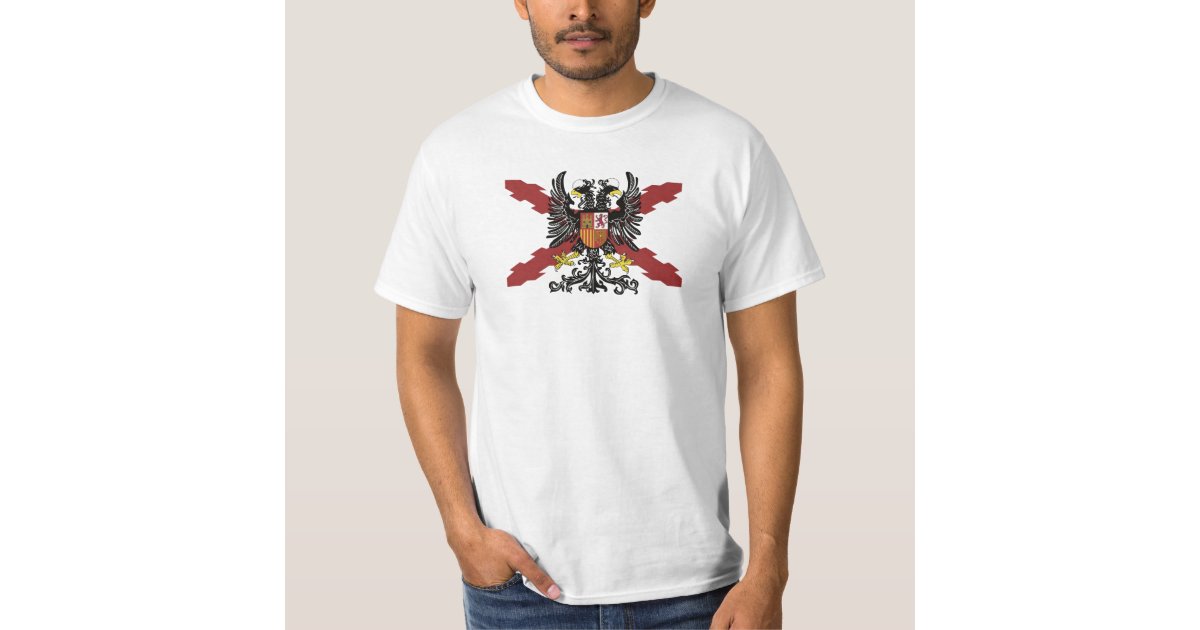 admiración alma Mono Camiseta cruz borgoña aguila bicefala | Zazzle.es