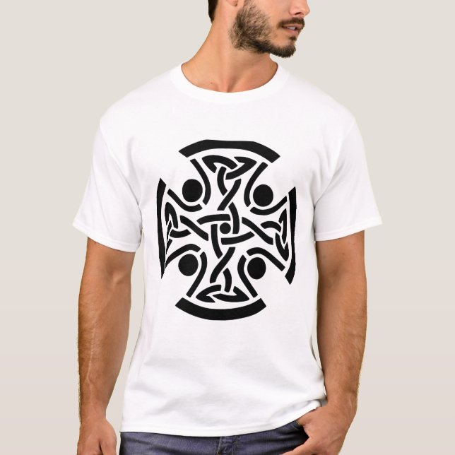 Camiseta Cruz celta cristiana (Anverso)