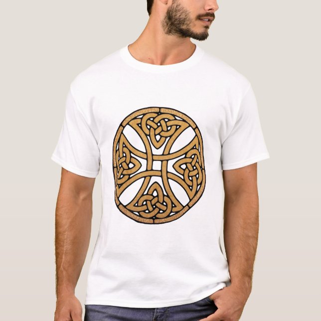 Camiseta cruz céltica del nudo (Anverso)