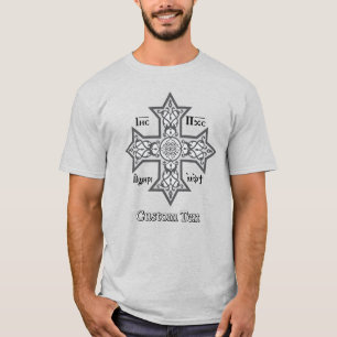 Camiseta Cruz copta