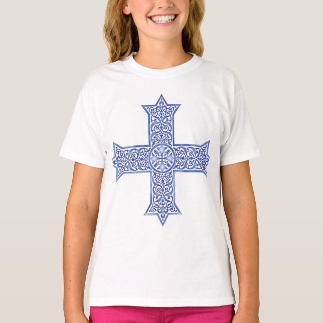 Camiseta Cruz copta Símbolo del cristianismo egipcio (Anverso)