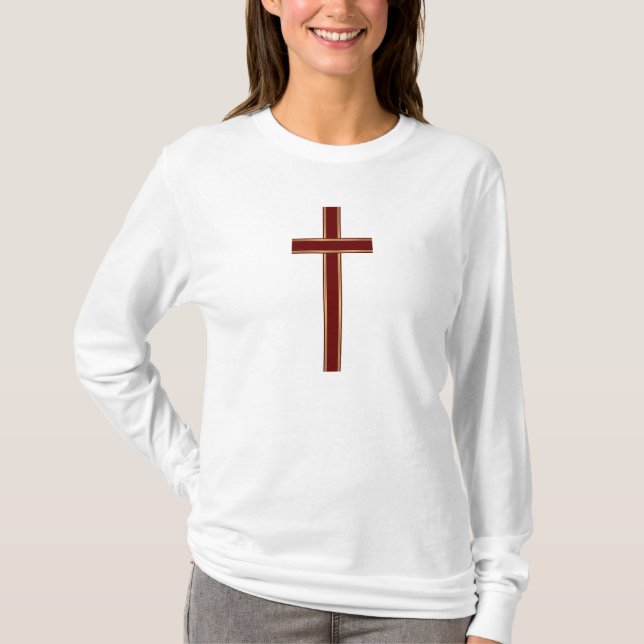 Camiseta Cruz cristiana (Anverso)