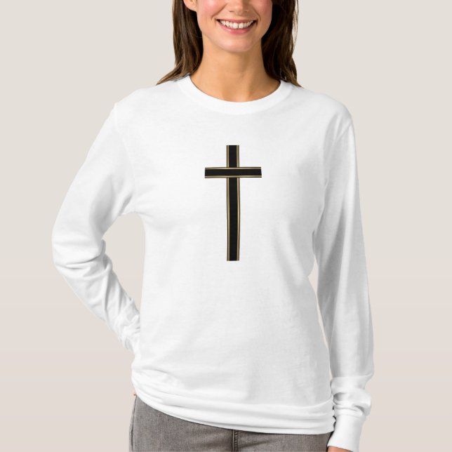 Camiseta Cruz cristiana (Anverso)