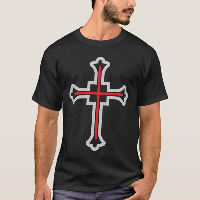Camiseta Cruz cristiana (Anverso)