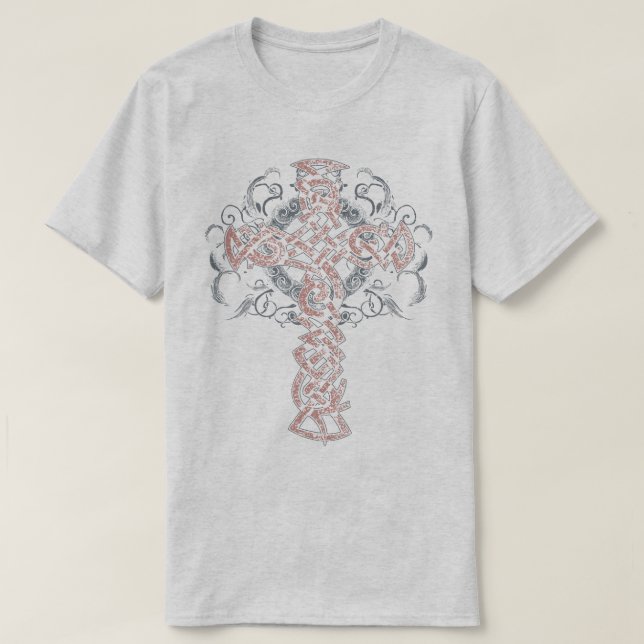Camiseta Cruz cristiana (Diseño del anverso)