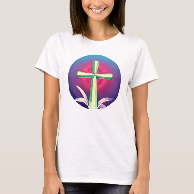 Camiseta Cruz cristiana (Anverso)