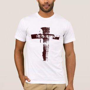 Camiseta Cruz cristiana de Pascua LO SUBEN