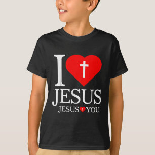 Camiseta Cruz Cristiana Jesús amo Dios Fe Biblia Relig