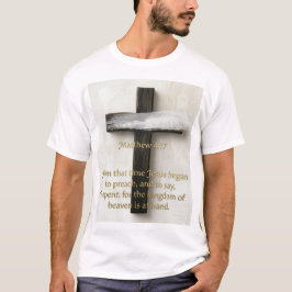 Camiseta Cruz de Arrepentimiento Mateo 4:17